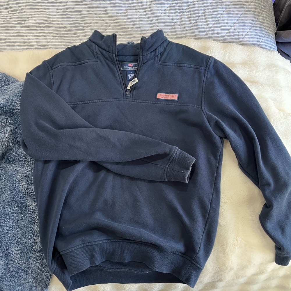 Woman’s Navy Blue Quarter zip up